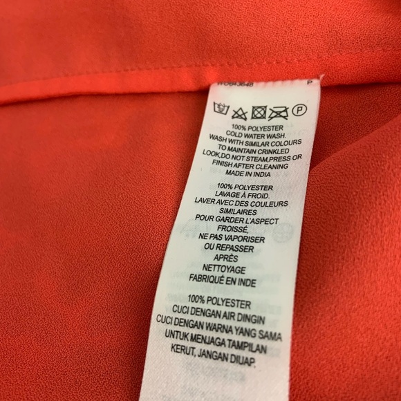 French Connection Feline Wonder Wild Cat Chiffon V-Neck Sleeveless Fit & Flare - Picture 11 of 11